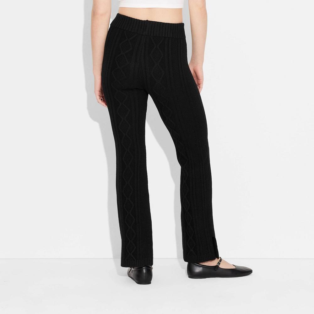 Women's Mid-Rise Cable Pants - Wild Fable™ Product Image