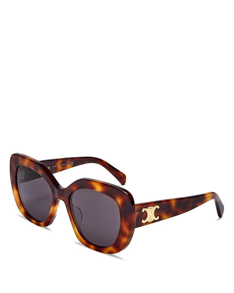 CELINE Triomphe 55mm Rectangular Sunglasses Product Image