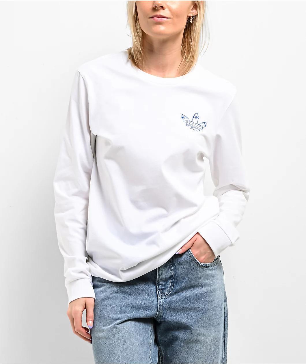 adidas x Henry Jones White Long Sleeve T-Shirt Product Image