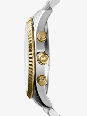 Oversized Pavé Logo -Tone Watch Product Image