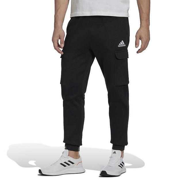 Mens adidas Essentials Tapered Fleece Cargo Pants Product Image