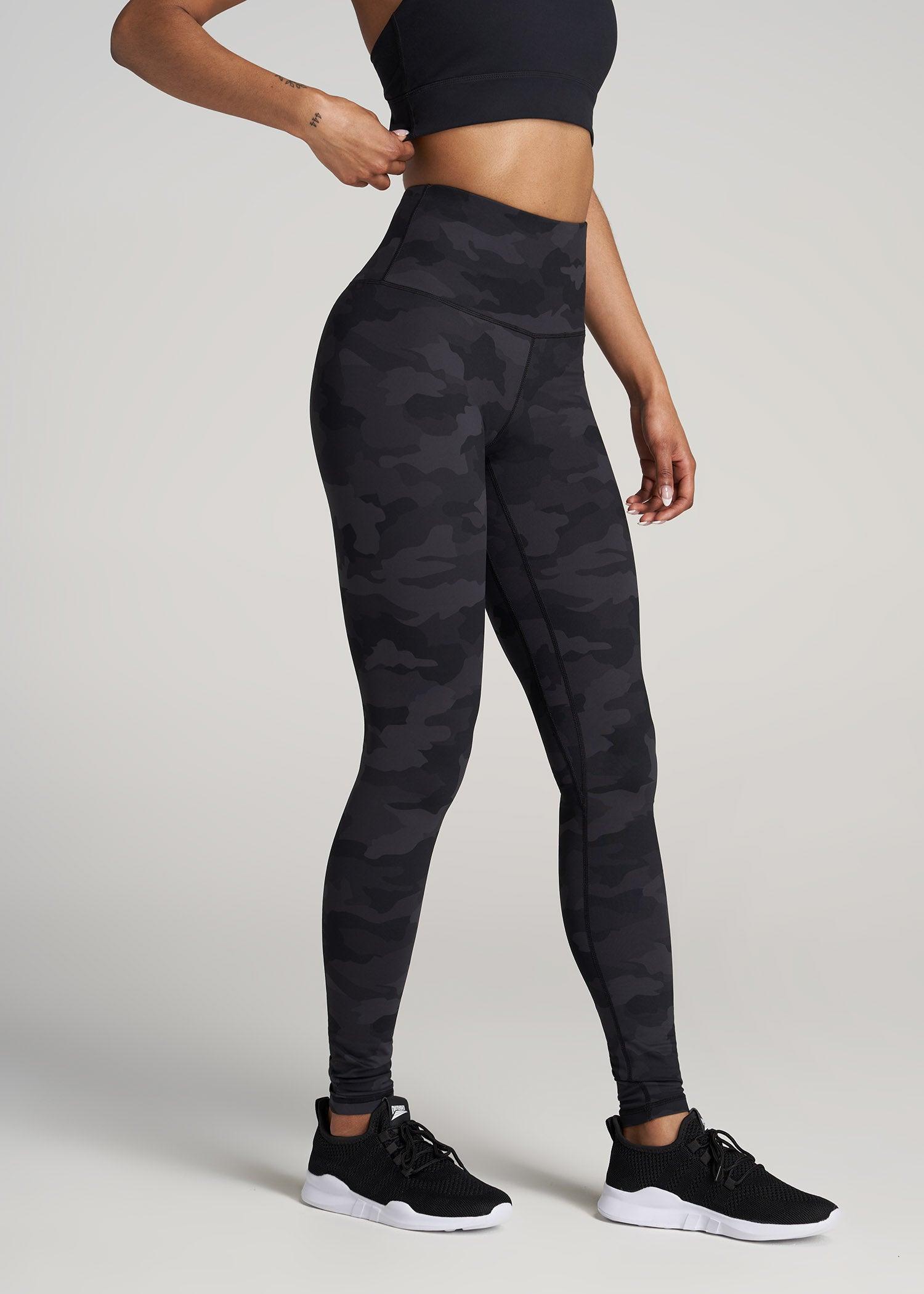 AT Balance High-Rise Leggings for Tall Women in Grey Camo Product Image