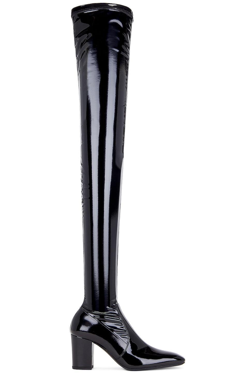 Saint Laurent Betty Over The Knee Boot in Black Product Image