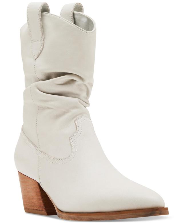 Steve Madden Womens Taos Slouchy Pointed-Toe Western Boots Product Image