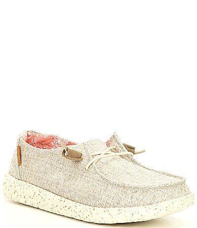 HEYDUDE Womens Wendy Chambray Slip Product Image