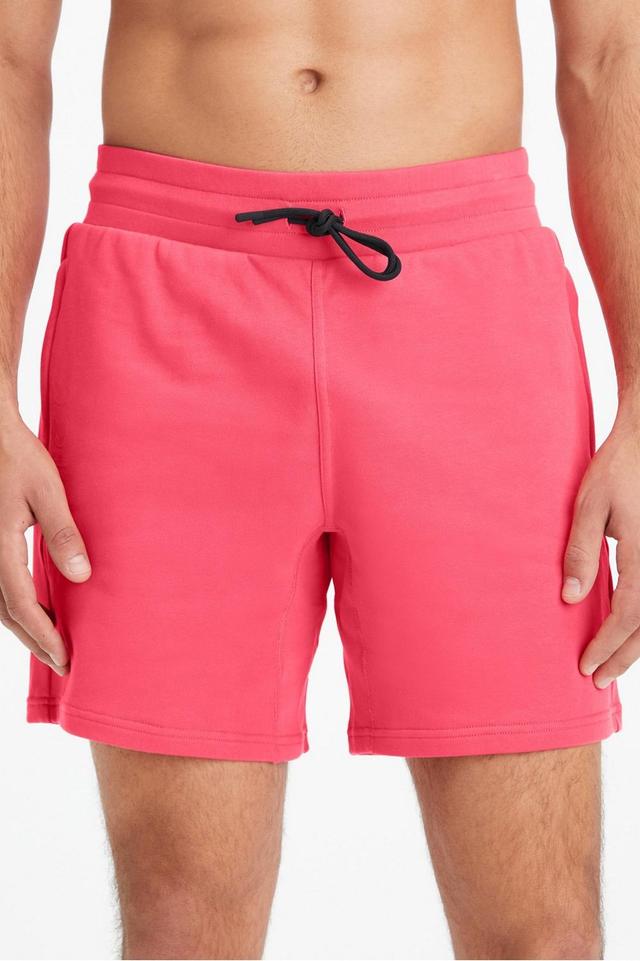 Fabletics Men The Lightweight Go-To Short male Magenta Red Fabletics Size XL Product Image