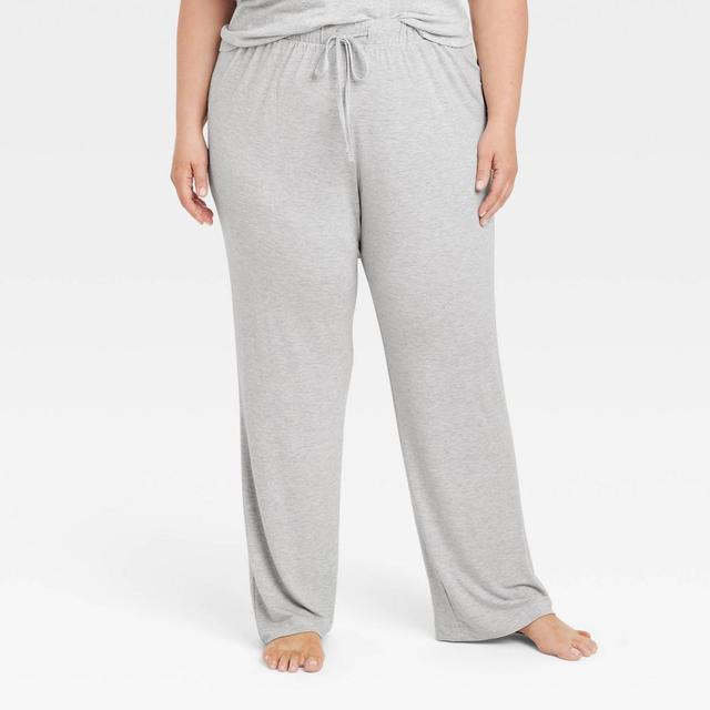 Womens Cloud Knit Pajama Pants - Auden Heathered 2X Product Image