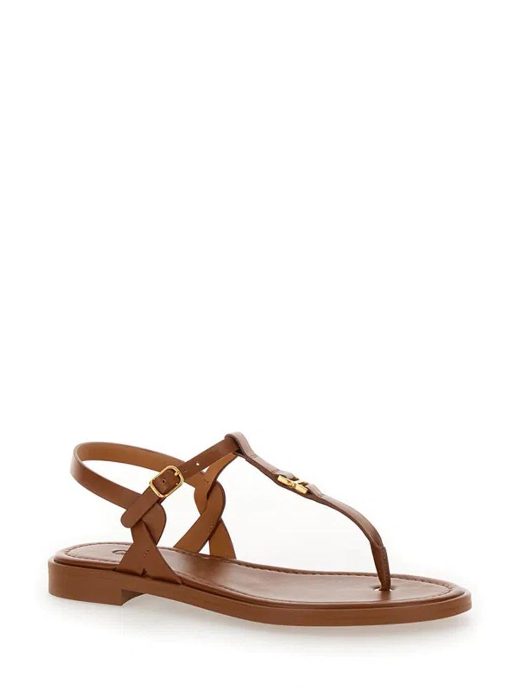 CHLOÉ Marcie Sandals In Brown Product Image