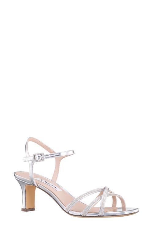 Nina Bobby Embellished Ankle Strap Sandal Product Image