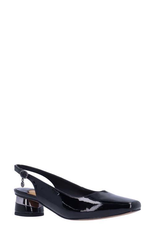 J. Renee Taveta Patent Slingback Pumps Product Image