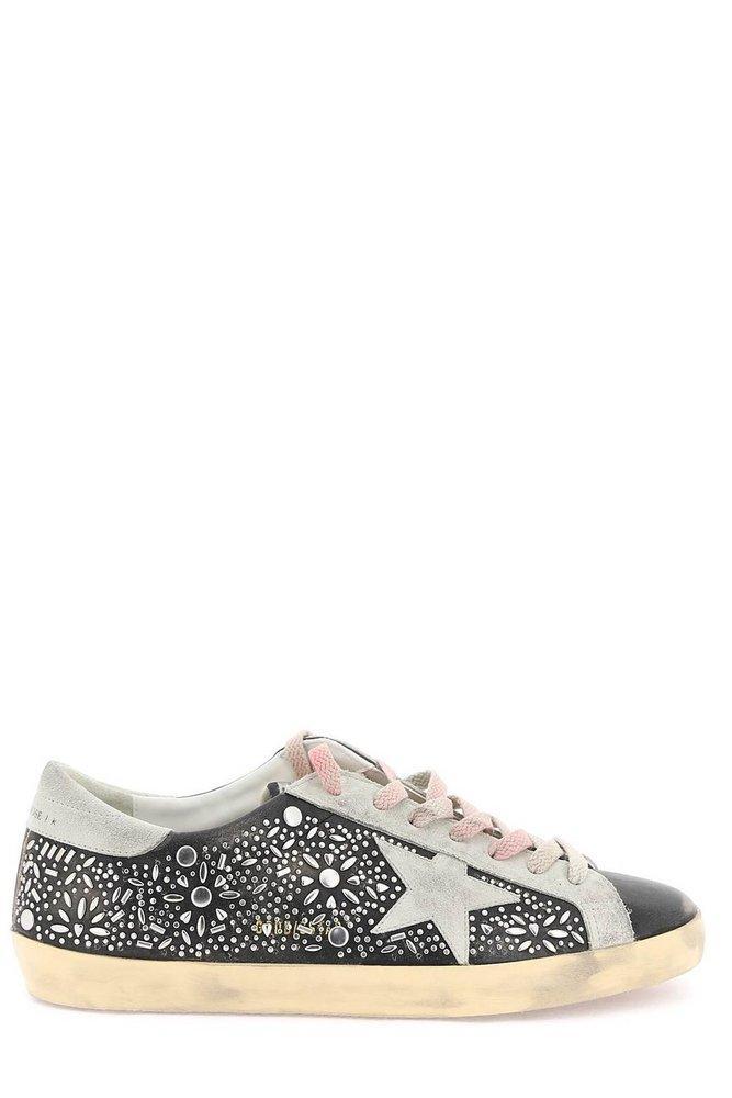 GOLDEN GOOSE Deluxe Brand Super Star Low In Black Product Image