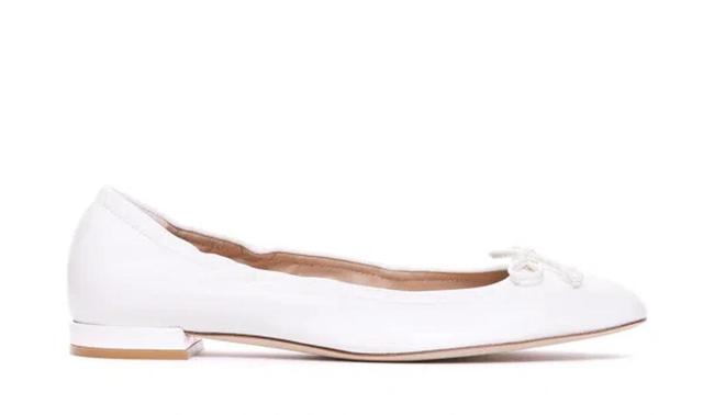 STUART WEITZMAN Flat Shoes In White Product Image