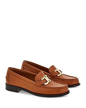 Ferragamo Womens Maryan Gancini Loafers Product Image