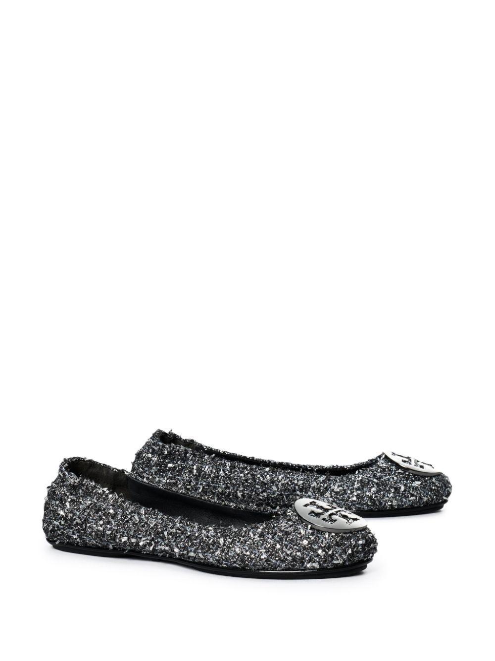 Minnie Travel tweed ballerina shoes Product Image