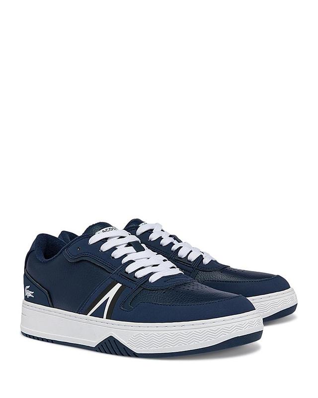 Lacoste Mens L001 Color Pop Leather Sneakers Product Image