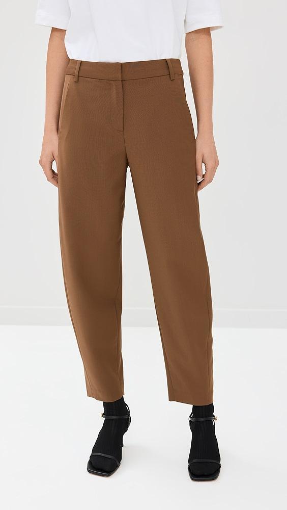 Tibi Tropical Wool Reese Sculpted Trousers | Shopbop Product Image