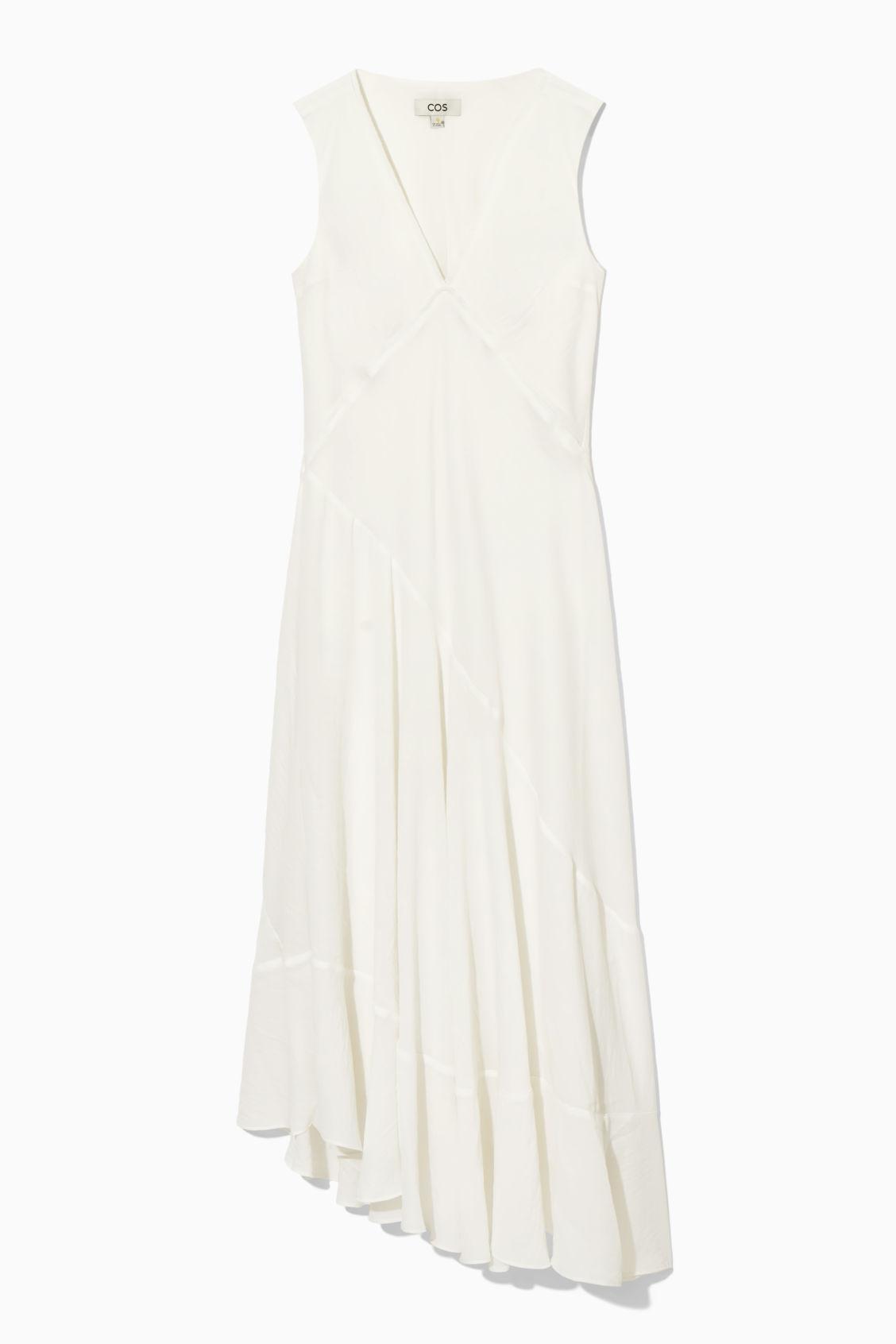 FLOATY ASYMMETRIC MIDI DRESS Product Image