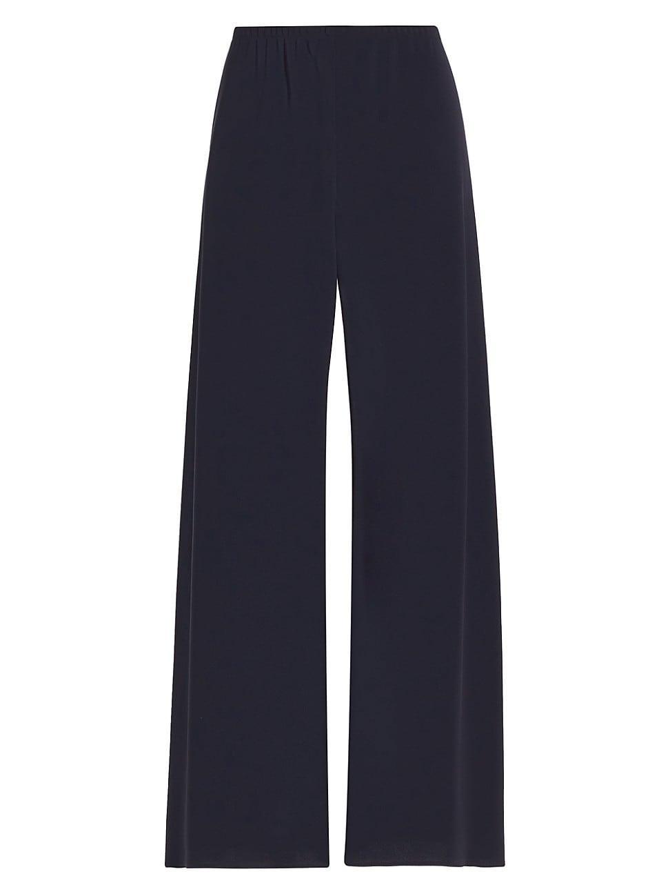 Womens Gala Crepe Wide-Leg Pants Product Image