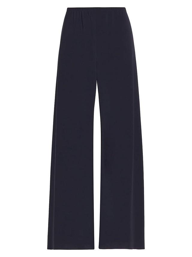 Womens Gala Crepe Wide-Leg Pants Product Image