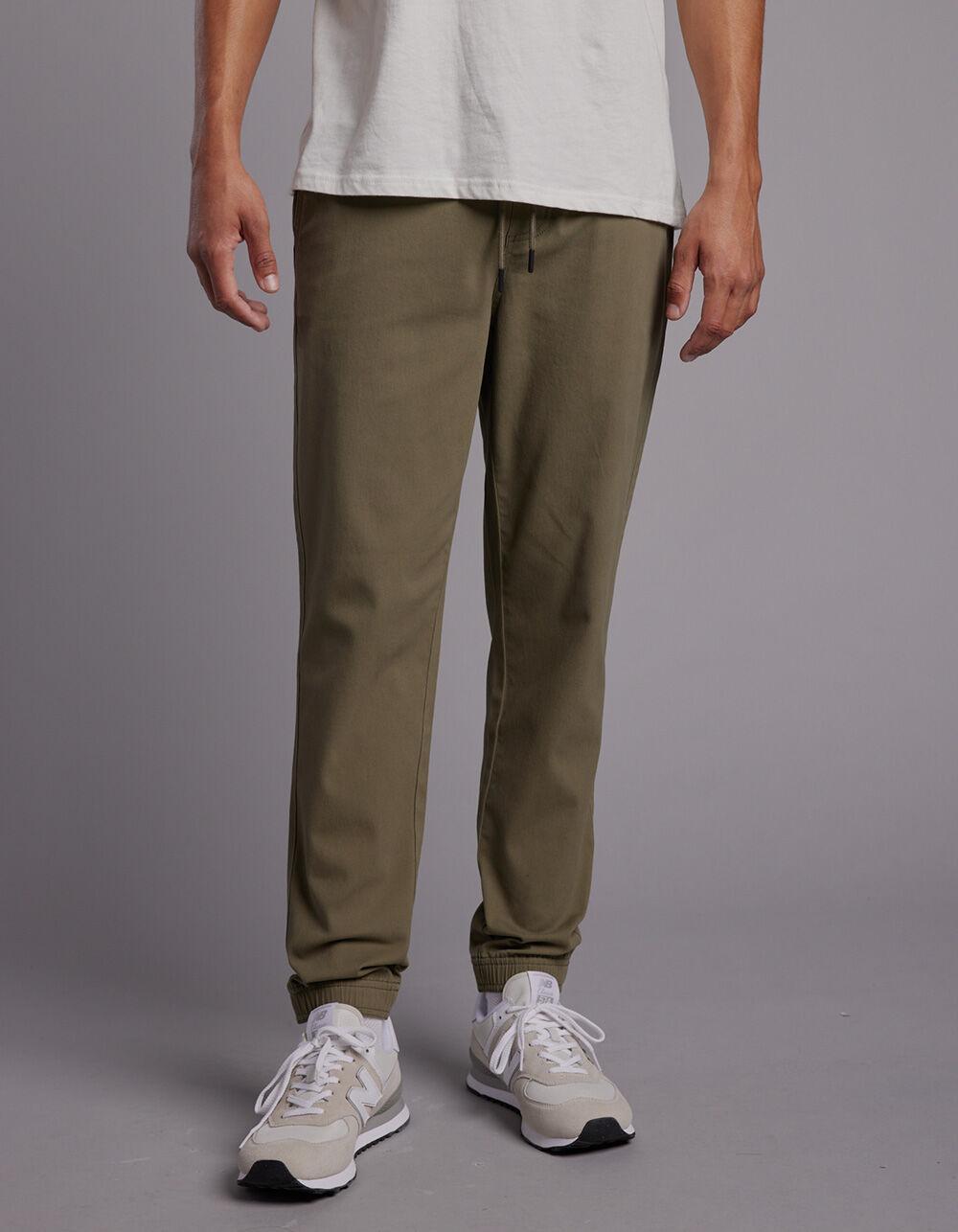 RSQ Mens Twill Jogger Pants Product Image