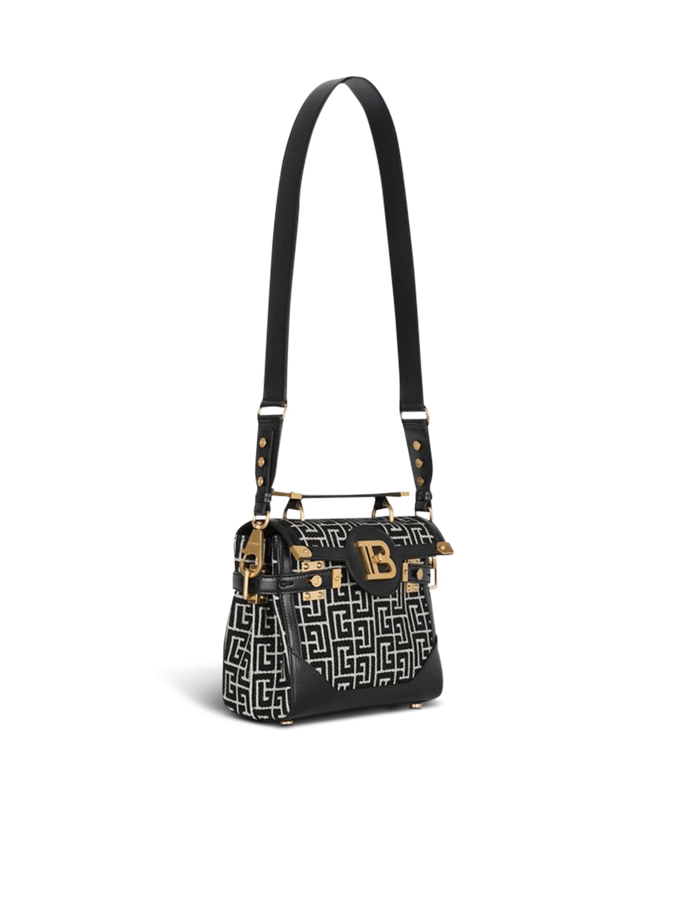 B-Buzz 23 bag in jacquard and leather Product Image