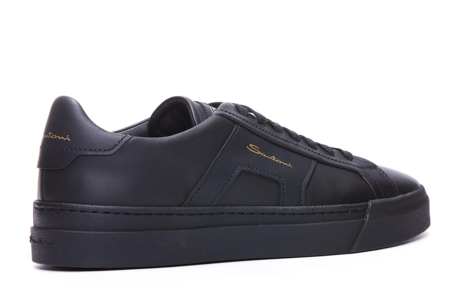 SANTONI Sneakers In Black Product Image