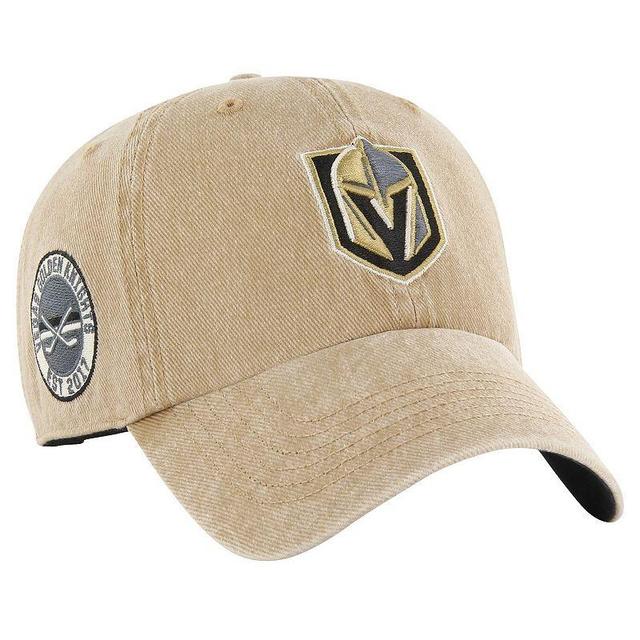 Mens 47 Khaki Vegas Golden Knights Earldor Clean Up Adjustable Hat Product Image