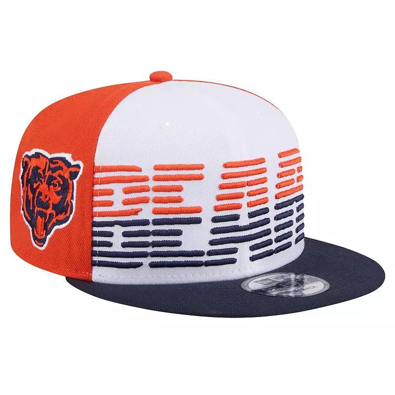 Mens New Era /Navy Chicago Bears Throwback Space 9FIFTY Snapback Hat Product Image