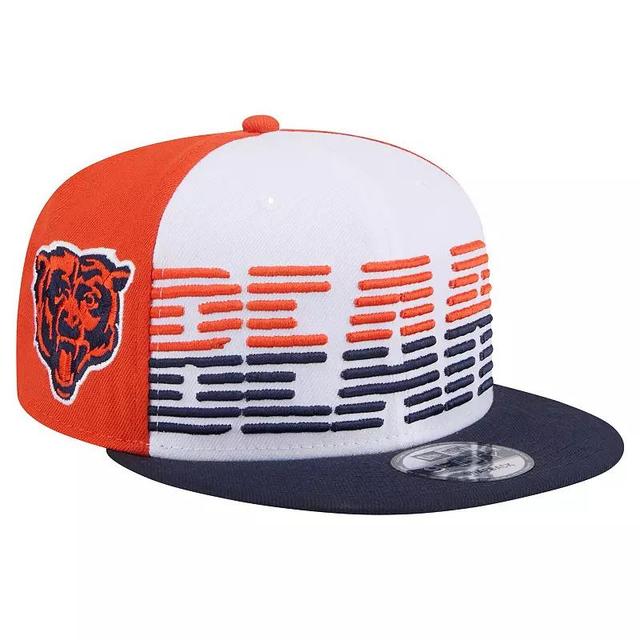 Mens New Era /Navy Chicago Bears Throwback Space 9FIFTY Snapback Hat Product Image