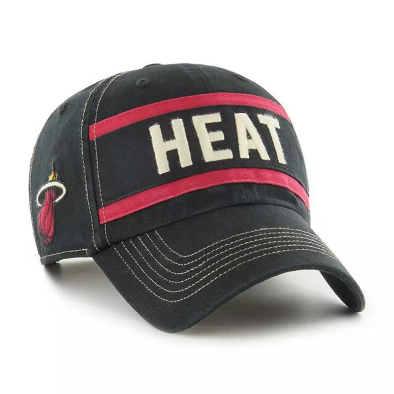 Mens 47 Miami Heat Quick Snap Clean Up Adjustable Hat Product Image