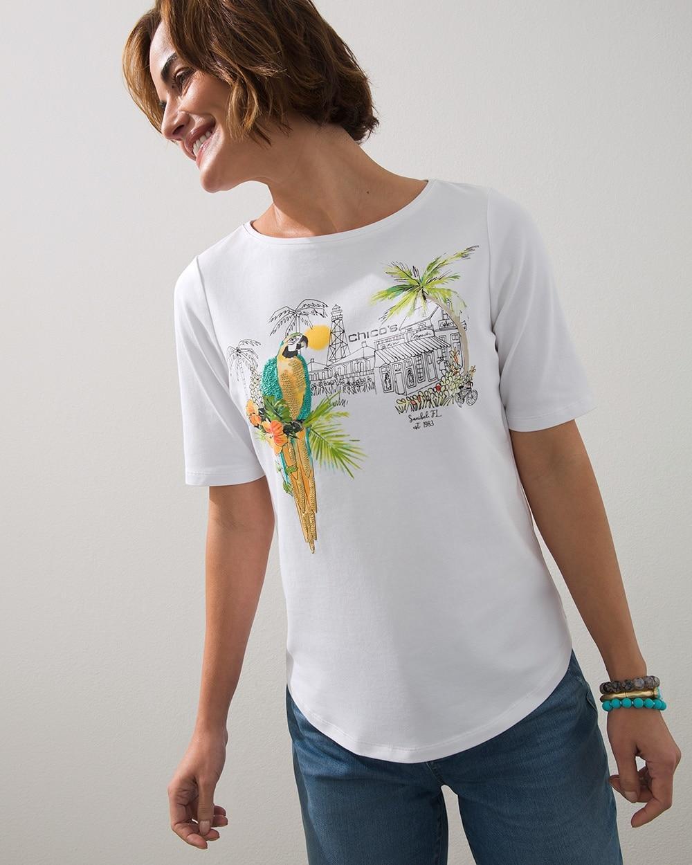 Sanibel Periwinkle Place Tee product image