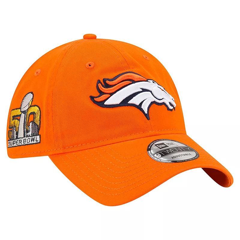 Mens New Era Orange Denver Broncos Distinct 9TWENTY Adjustable Hat Product Image