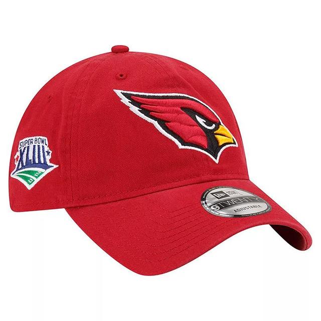 Mens New Era Cardinal Arizona Cardinals Distinct 9TWENTY Adjustable Hat Product Image