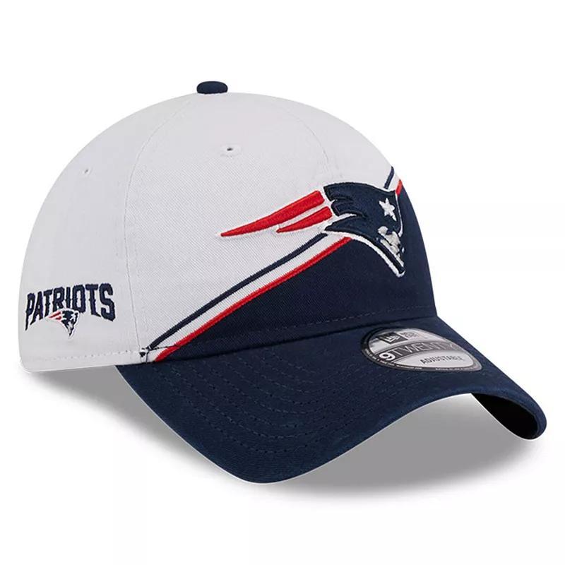 Mens New Era /Navy New England Patriots 2023 Sideline 9TWENTY Adjustable Hat Product Image