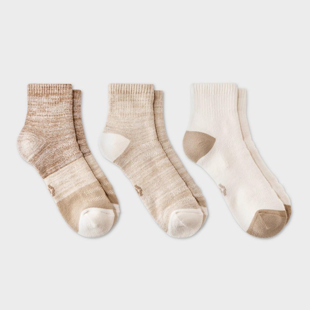 Womens Heavyweight Colorblock 3pk Boot Ankle Socks - All In Motion 4-10 Product Image