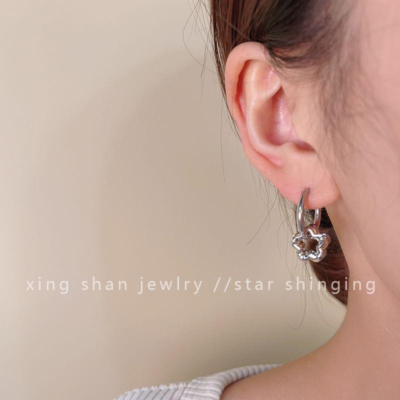 Star Hoop Earring Product Image