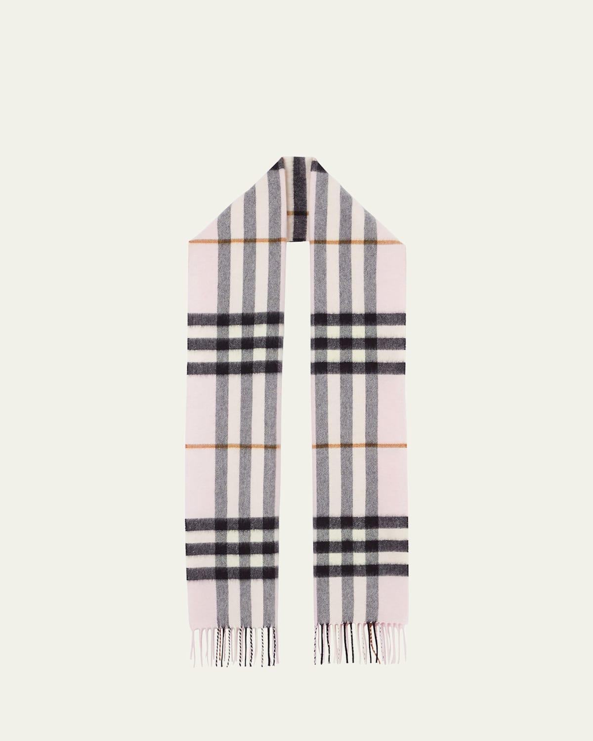 Womens Giant Check Cashmere Scarf Product Image