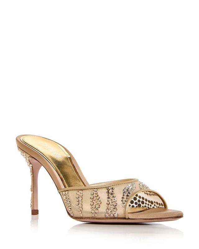Gedebe Womens Arya Embellished High Heel Slide Sandals Product Image