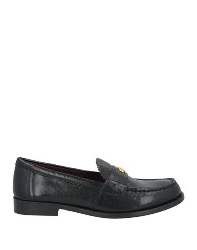 TORY BURCH Woman Loafers Black Size 8 Leather Product Image