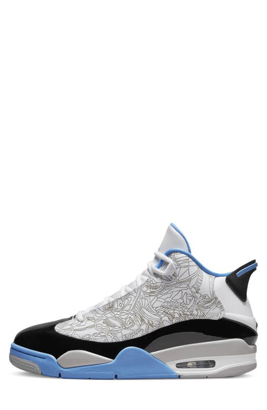 JORDAN Mens  Dub Zero In White/university Blue/black/neutral Grey Product Image