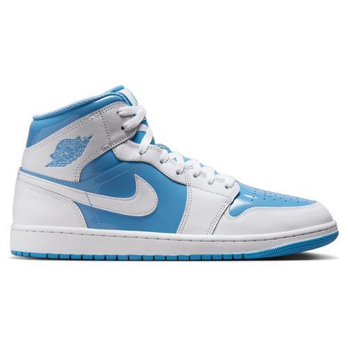 JORDAN Mens  Air  1 Mid Se In White/white/carolina Product Image