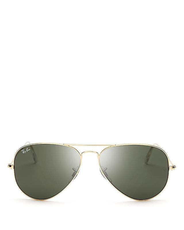 Ray-Ban Original Brow Bar Aviator Sunglasses, 58mm Product Image