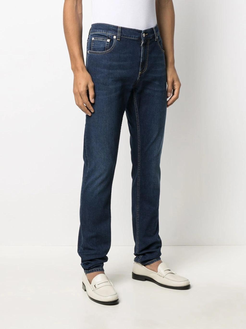 Jeans With Logo On The Back In Black Product Image