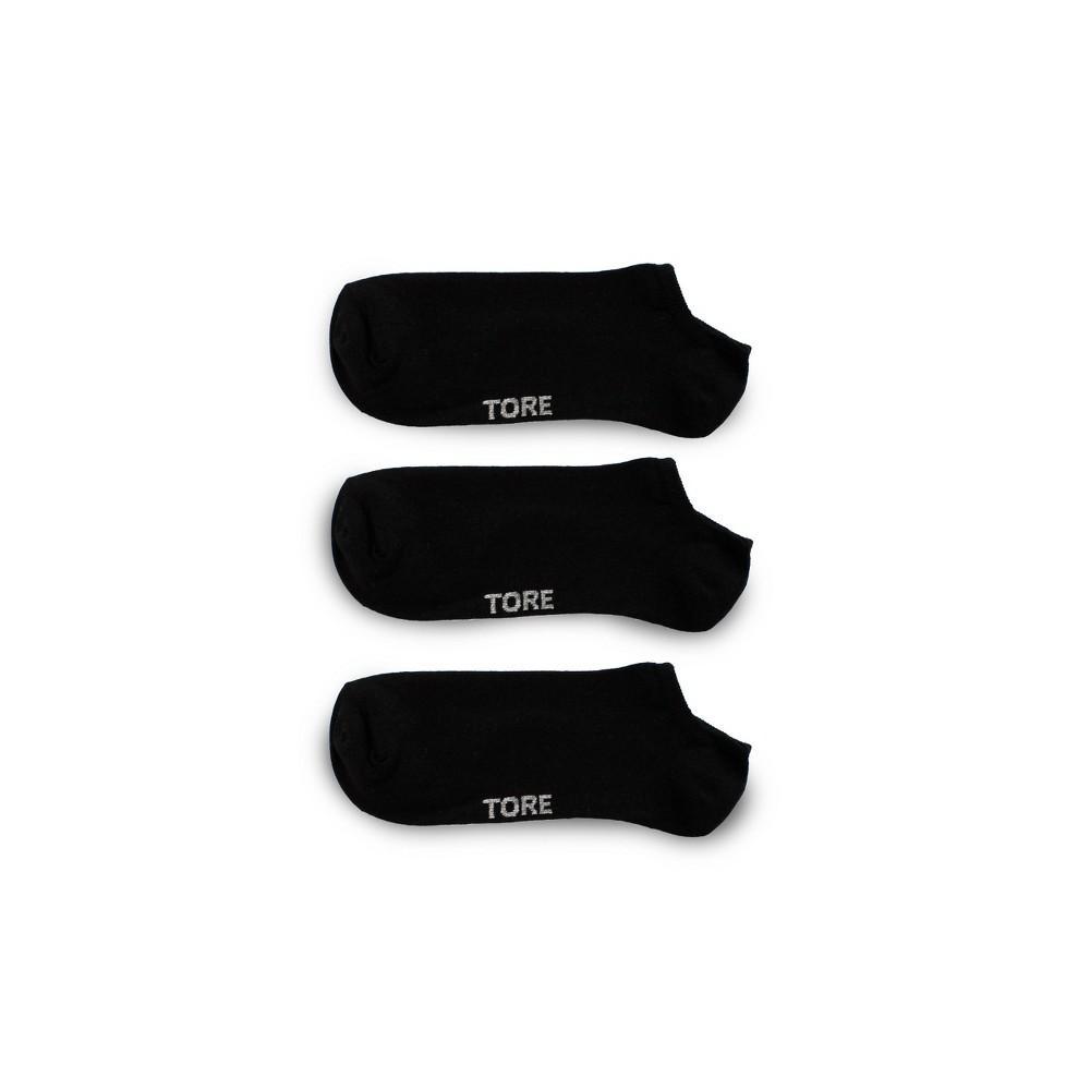 TORE Totally Recycled Mens Low Cut Casual Socks 3pk - Black 7-12 Product Image