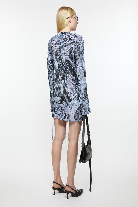 Printed wrap dress Product Image