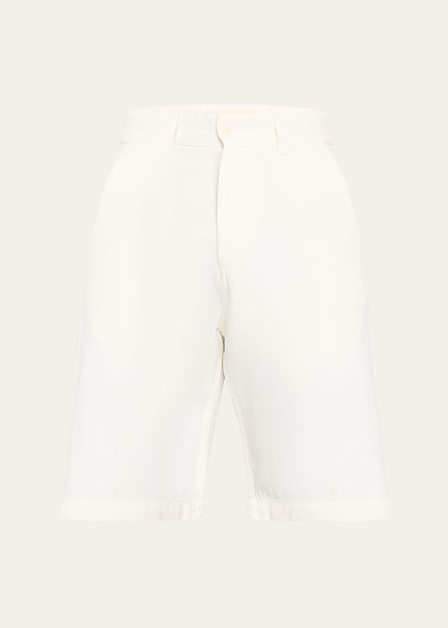 Mens Rob Cotton-Linen Bermuda Shorts Product Image