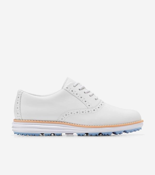 Cole Haan Womens riginal Grand Shortwing Golf Sneakers - White Size 9.5 Product Image