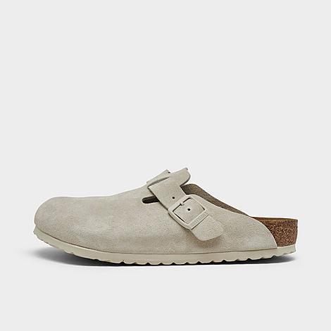 Birkenstock Mens Boston Soft Footbed Suede Leather Clogs from Finish Line Product Image