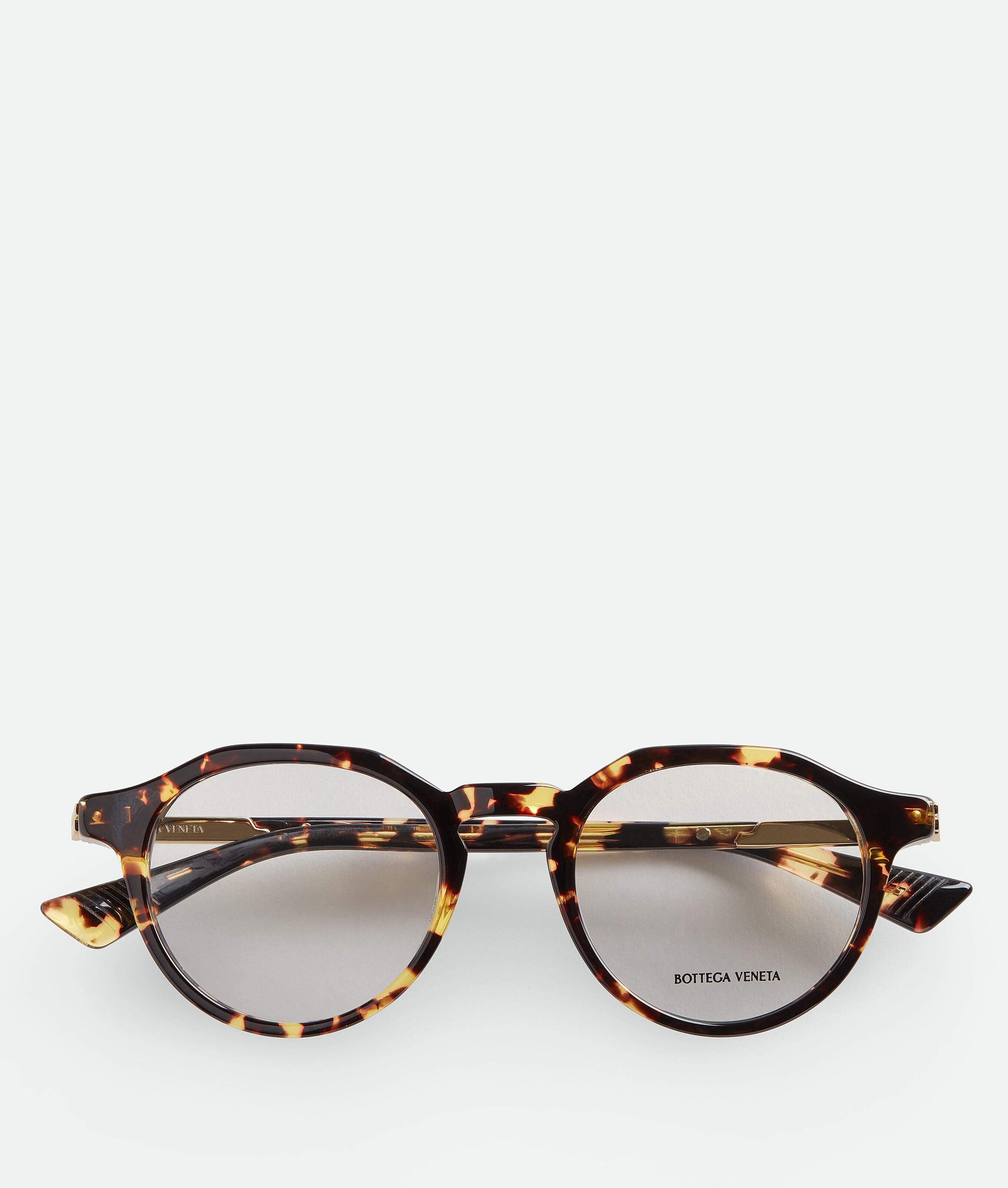 Men's Forte Recycled Acetate Panthos Eyeglasses in Havana/transparent Product Image