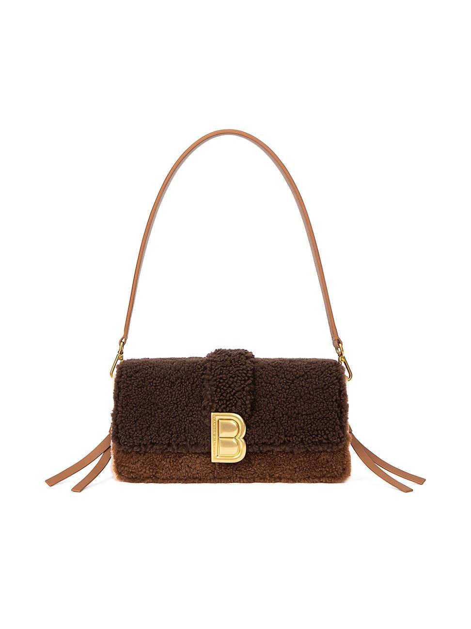 Brandon Blackwood Nia Genuine Shearling Crossbody Bag Product Image